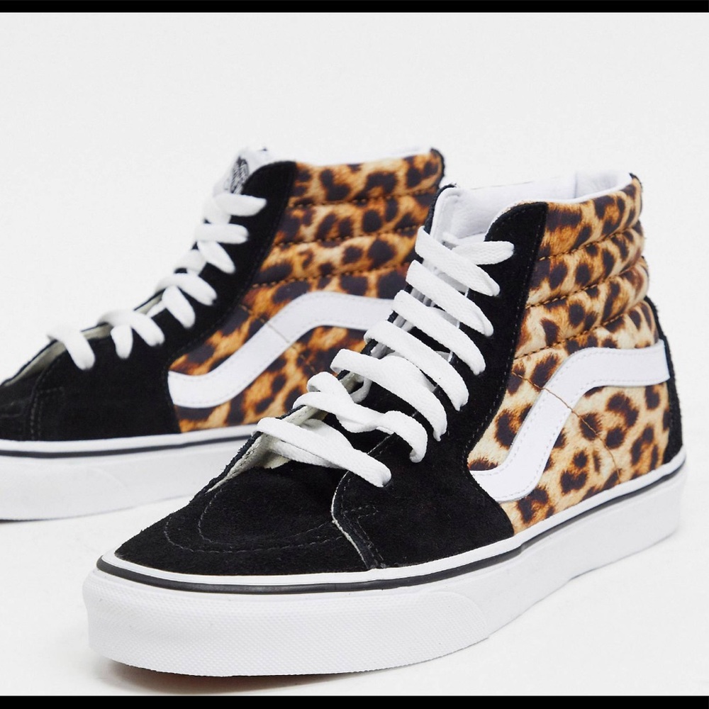 Mens Vans Sk8-Hi Sneakers in Leopard